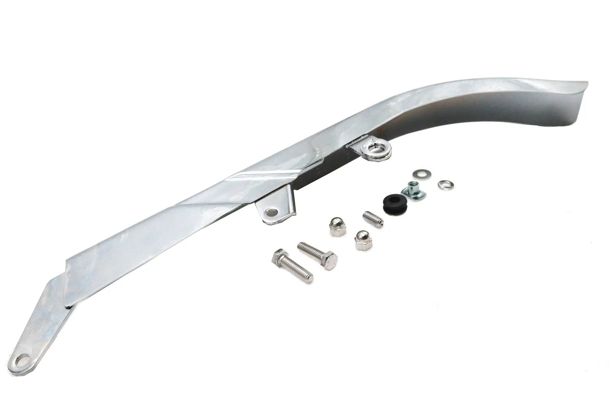 V-Twin Chrome Rear Belt Guard Upper for Harley Davidson FXST (Models 1986-1995) by V-Twin