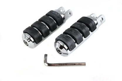 Wyatt Gatling Large Cats Paw Footpeg Set with Rubber Pads for Motorcycle Comfort and Vibration Reduction by Wyatt Gatling