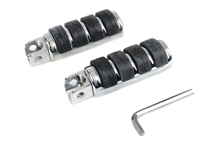 Wyatt Gatling Large Cats Paw Footpeg Set with Rubber Pads for Motorcycle Comfort and Vibration Reduction by Wyatt Gatling