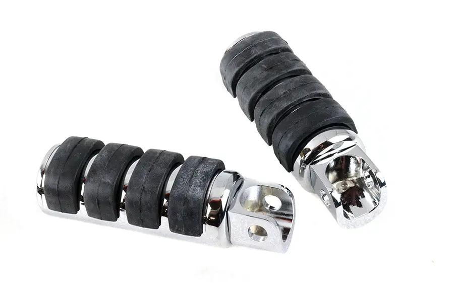 Wyatt Gatling Large Cats Paw Footpeg Set with Rubber Pads for Motorcycle Comfort and Vibration Reduction by Wyatt Gatling
