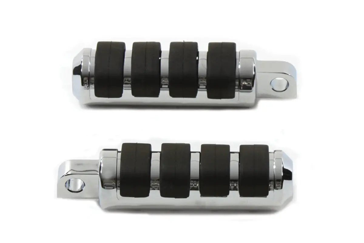V-Twin Small Cats Paw Footpeg Set Chrome Part 04791 for Motorcycle Comfort and Style by V-Twin