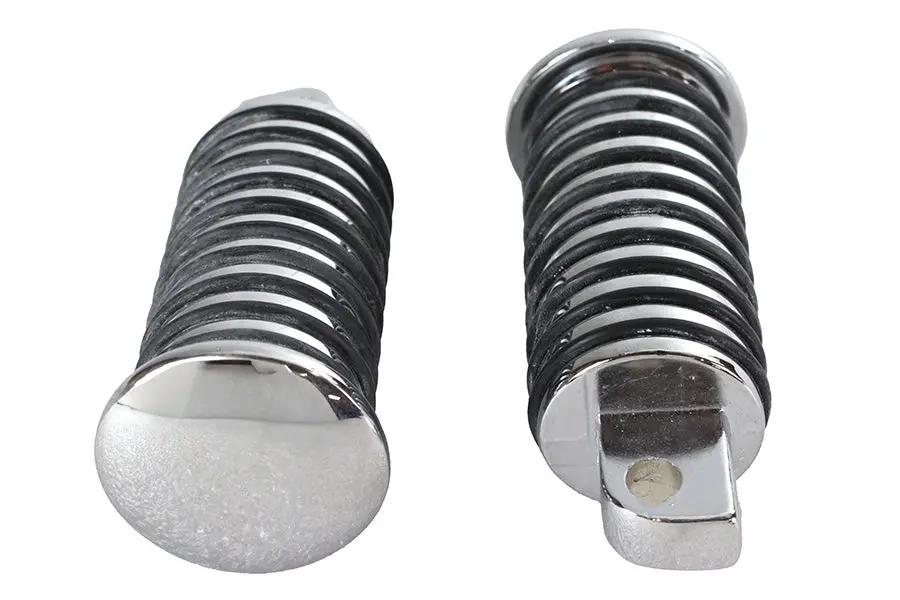 Wyatt Gatling O-Ring Style Chrome Footpeg Set for Harley Davidson Softail Models by Wyatt Gatling