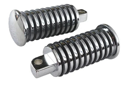 Wyatt Gatling O-Ring Style Chrome Footpeg Set for Harley Davidson Softail Models by Wyatt Gatling