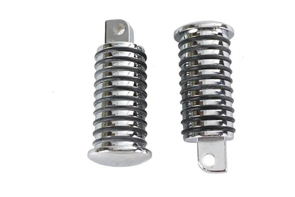 Wyatt Gatling O-Ring Style Chrome Footpeg Set for Harley Davidson Softail Models by Wyatt Gatling