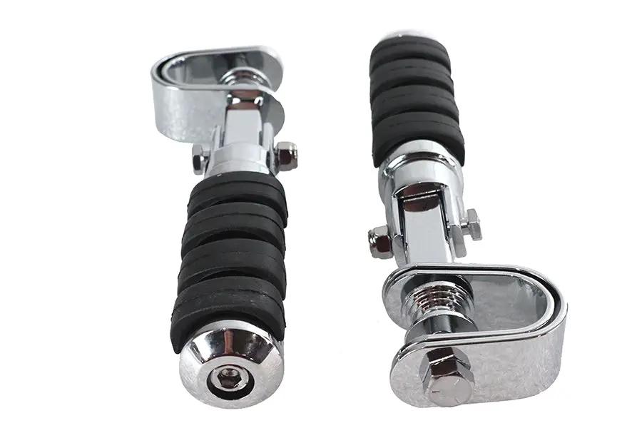 Wyatt Gatling Cats Paw Footpeg Set for 1-Inch Engine Bar - Clamp-On Footpegs by Wyatt Gatling