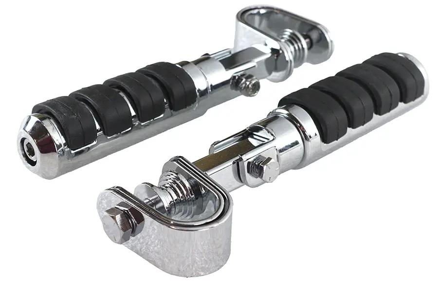 Wyatt Gatling Cats Paw Footpeg Set for 1-Inch Engine Bar - Clamp-On Footpegs by Wyatt Gatling
