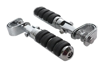 Wyatt Gatling Cats Paw Footpeg Set for 1-Inch Engine Bar - Clamp-On Footpegs by Wyatt Gatling