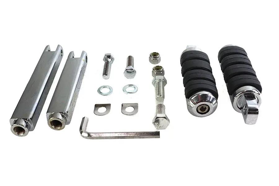 V-Twin Chrome Highway Bar Kit with Cats Paw Footpegs for Harley Davidson XL (1986-1995) by V-Twin