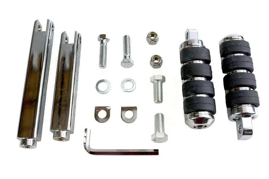 V-Twin Chrome Highway Bar Kit with Cats Paw Footpegs for Harley Davidson XL (1986-1995) by V-Twin