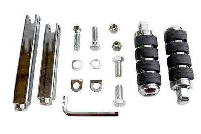 V-Twin Chrome Highway Bar Kit with Cats Paw Footpegs for Harley Davidson XL (1986-1995) by V-Twin