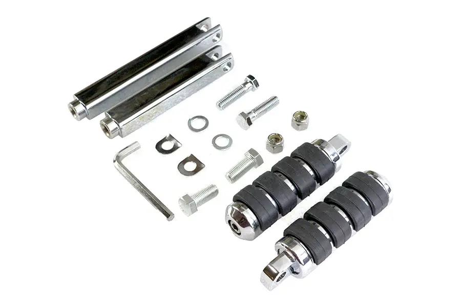 V-Twin Chrome Highway Bar Kit with Cats Paw Footpegs for Harley Davidson XL (1986-1995) by V-Twin
