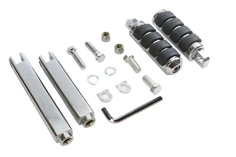 V-Twin Chrome Highway Bar Kit with Cats Paw Footpegs for Harley Davidson XL (1986-1995) by V-Twin