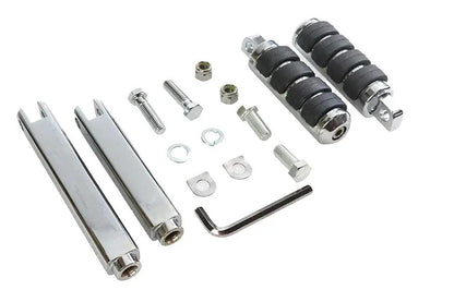 V-Twin Chrome Highway Bar Kit with Cats Paw Footpegs for Harley Davidson XL (1986-1995) by V-Twin