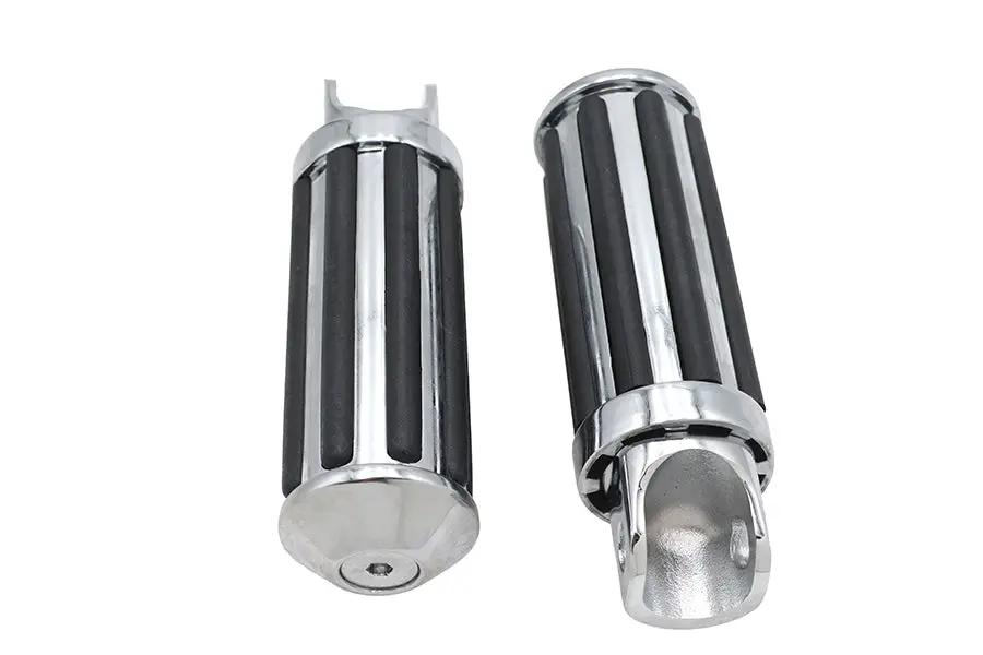 Wyatt Gatling Railer Style Driver Footpeg Set with Chrome Bolt Options by Wyatt Gatling