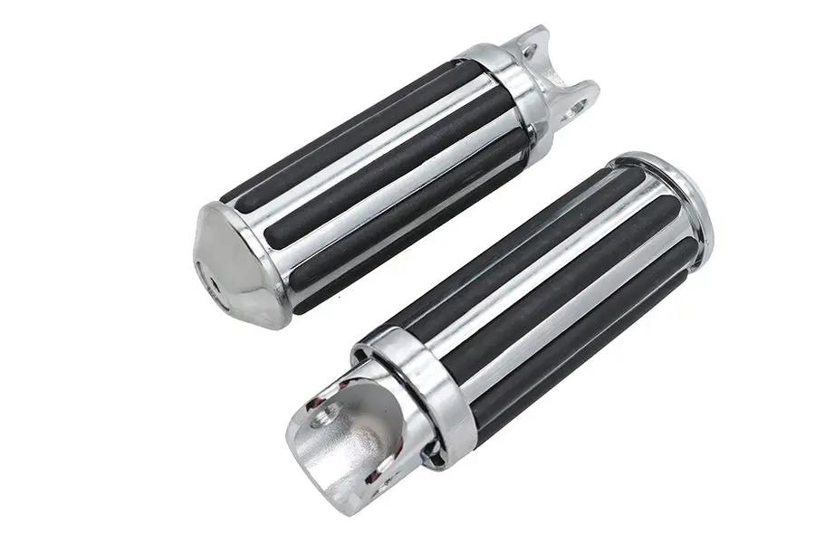 Wyatt Gatling Railer Style Driver Footpeg Set with Chrome Bolt Options by Wyatt Gatling