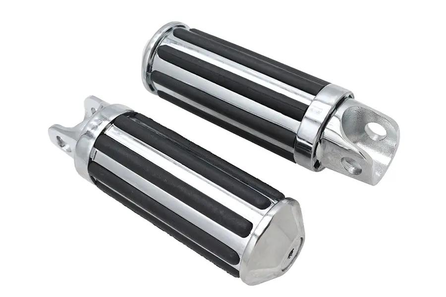 Wyatt Gatling Railer Style Driver Footpeg Set with Chrome Bolt Options by Wyatt Gatling