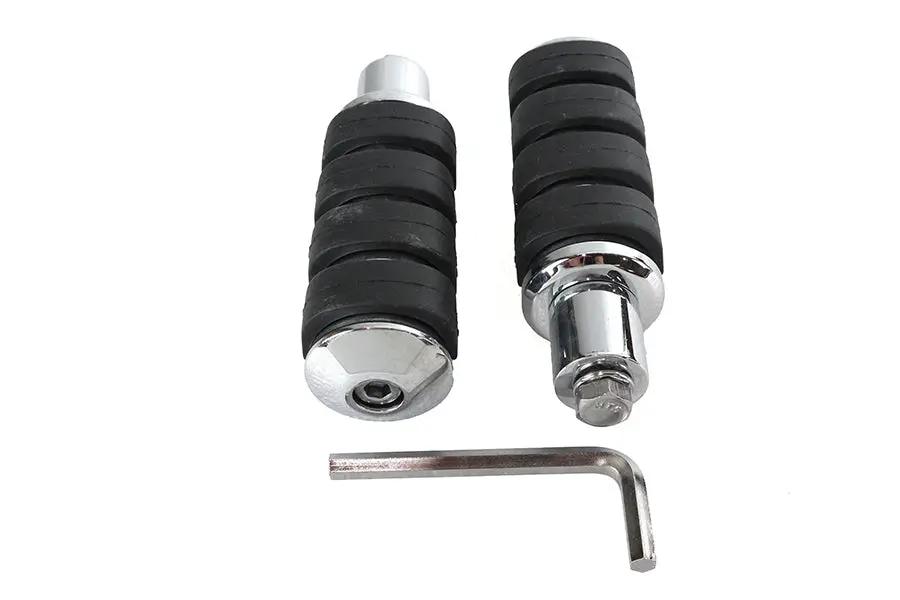 Wyatt Gatling Cats Paw Footpeg Set with Vibration-Reducing Rubber Pads and Flush Mount Studs by Wyatt Gatling