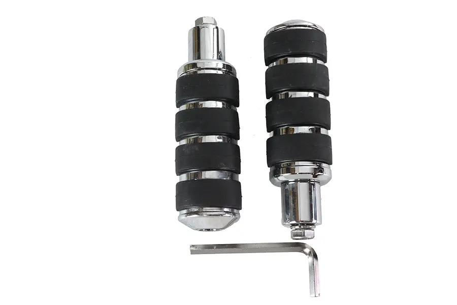 Wyatt Gatling Cats Paw Footpeg Set with Vibration-Reducing Rubber Pads and Flush Mount Studs by Wyatt Gatling