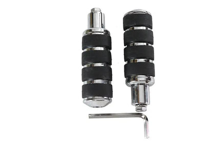 Wyatt Gatling Cats Paw Footpeg Set with Vibration-Reducing Rubber Pads and Flush Mount Studs by Wyatt Gatling