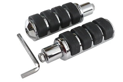 Wyatt Gatling Cats Paw Footpeg Set with Vibration-Reducing Rubber Pads and Flush Mount Studs by Wyatt Gatling