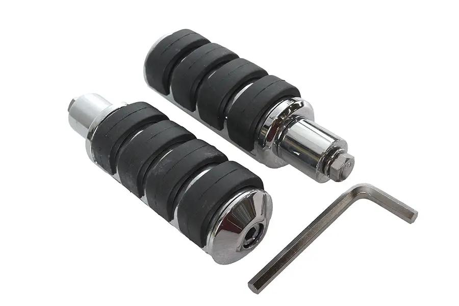 Wyatt Gatling Cats Paw Footpeg Set with Vibration-Reducing Rubber Pads and Flush Mount Studs by Wyatt Gatling