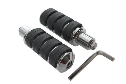 Wyatt Gatling Cats Paw Footpeg Set with Vibration-Reducing Rubber Pads and Flush Mount Studs by Wyatt Gatling