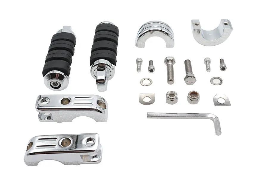 Wyatt Gatling Magna Ring Style Large Footpeg Set for Motorcycles by Wyatt Gatling