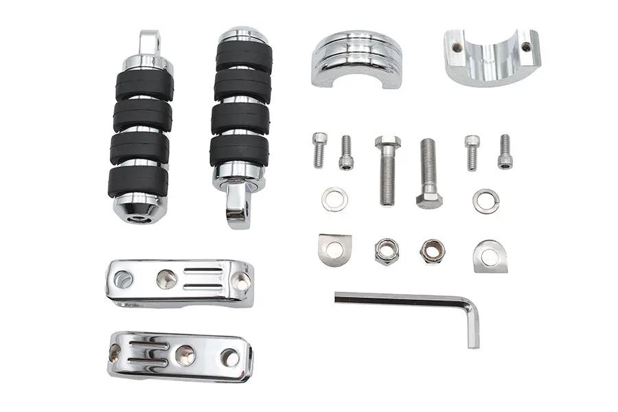 Wyatt Gatling Magna Ring Style Large Footpeg Set for Motorcycles by Wyatt Gatling