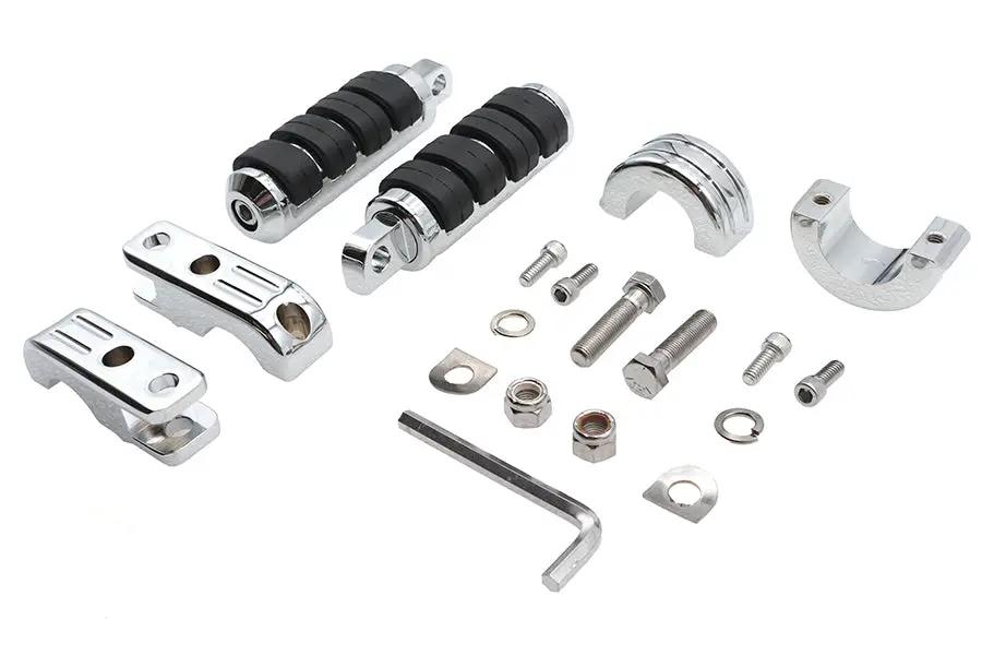 Wyatt Gatling Magna Ring Style Large Footpeg Set for Motorcycles by Wyatt Gatling