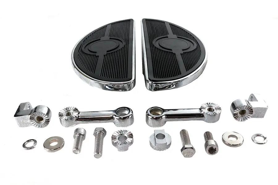 Wyatt Gatling Driver Adjustable Footboard Kit for Harley-Davidson FXST, FXWG, and FLST Models by Wyatt Gatling