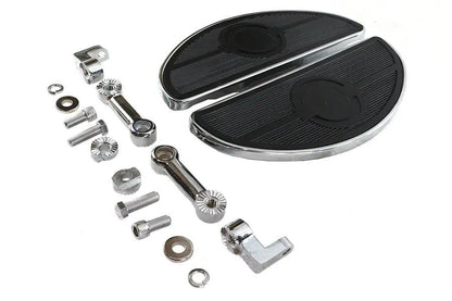 Wyatt Gatling Driver Adjustable Footboard Kit for Harley-Davidson FXST, FXWG, and FLST Models by Wyatt Gatling