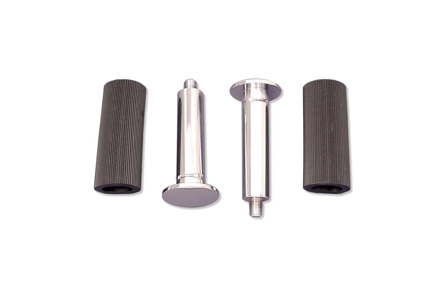 V-Twin Rear Buddy Seat Footpeg Set Chrome for Harley Davidson UL 1938-1947 by V-Twin
