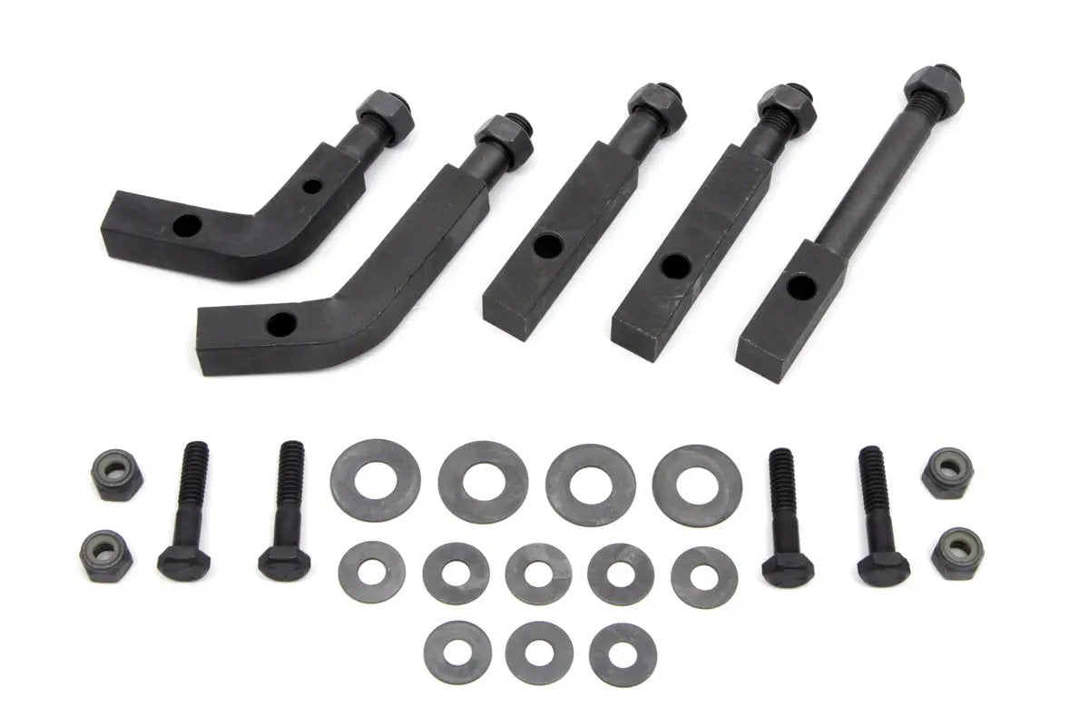 Wyatt Gatling Footboard Mount Bracket Kit Parkerized for Harley Davidson EL 1936-1945 by Wyatt Gatling