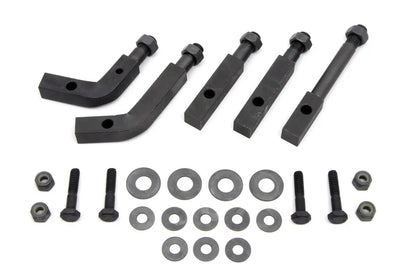 Wyatt Gatling Footboard Mount Bracket Kit Parkerized for Harley Davidson EL 1936-1945 by Wyatt Gatling