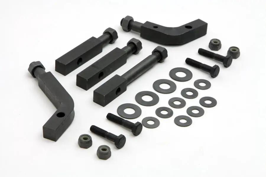 Wyatt Gatling Footboard Mount Bracket Kit Parkerized for Harley Davidson EL 1936-1945 by Wyatt Gatling