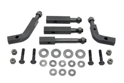 Wyatt Gatling Footboard Mount Bracket Kit Parkerized for Harley Davidson EL 1936-1945 by Wyatt Gatling