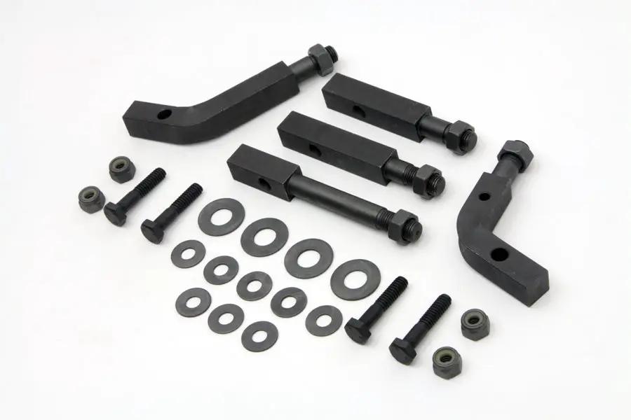 Wyatt Gatling Footboard Mount Bracket Kit Parkerized for Harley Davidson EL 1936-1945 by Wyatt Gatling