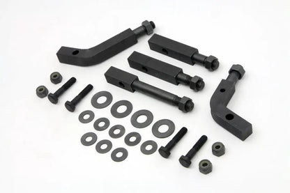 Wyatt Gatling Footboard Mount Bracket Kit Parkerized for Harley Davidson EL 1936-1945 by Wyatt Gatling