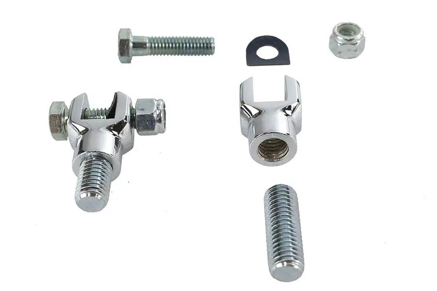 V-Twin Footpeg Mount Clevis Set - Durable Motorcycle Footpeg Mounts for Custom Bikes by V-Twin