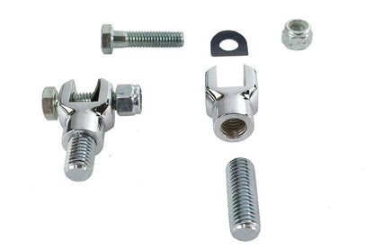 V-Twin Footpeg Mount Clevis Set - Durable Motorcycle Footpeg Mounts for Custom Bikes by V-Twin
