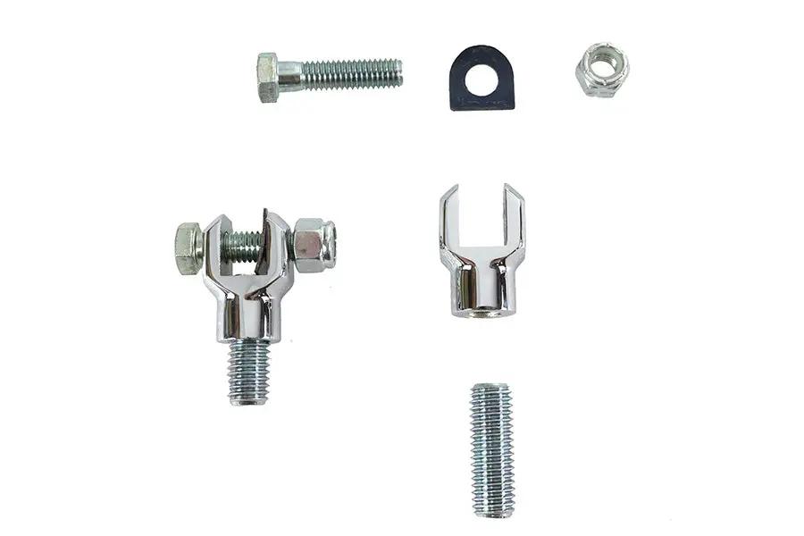 V-Twin Footpeg Mount Clevis Set - Durable Motorcycle Footpeg Mounts for Custom Bikes by V-Twin