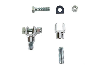 V-Twin Footpeg Mount Clevis Set - Durable Motorcycle Footpeg Mounts for Custom Bikes by V-Twin