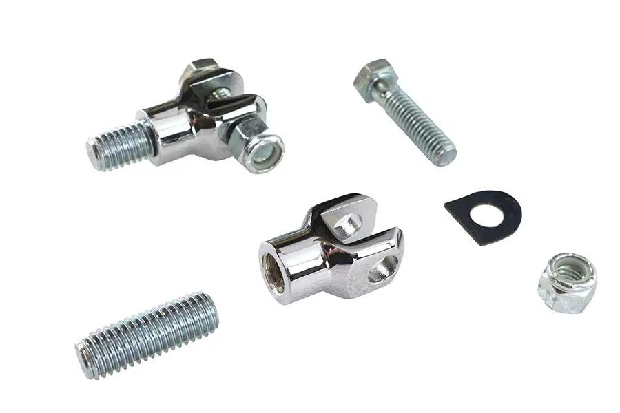 V-Twin Footpeg Mount Clevis Set - Durable Motorcycle Footpeg Mounts for Custom Bikes by V-Twin