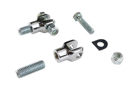 V-Twin Footpeg Mount Clevis Set - Durable Motorcycle Footpeg Mounts for Custom Bikes by V-Twin