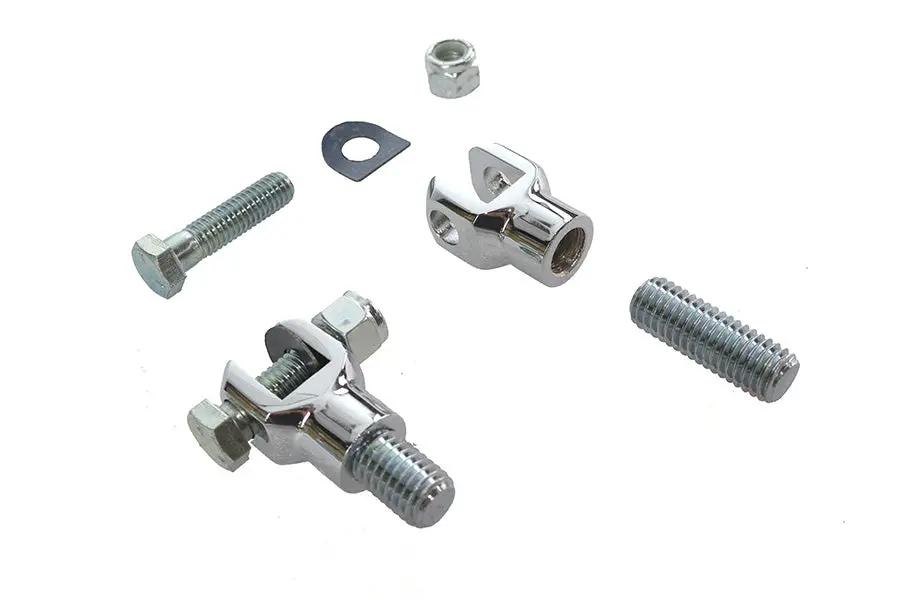 V-Twin Footpeg Mount Clevis Set - Durable Motorcycle Footpeg Mounts for Custom Bikes by V-Twin