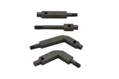 Wyatt Gatling Replica Footboard Mount Bracket Kit Black for Harley Davidson FL Models by Wyatt Gatling