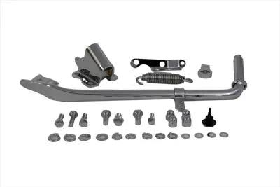 V-Twin Jiffy Chrome Kickstand Assembly for Harley Davidson FLST Models by V-Twin