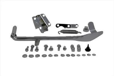 V-Twin Jiffy Chrome Kickstand Assembly for Harley Davidson FLST Models by V-Twin