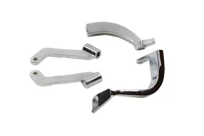 V-Twin Chrome Footboard Mount Bracket Set for Harley Davidson FLT 1983-1992 by V-Twin