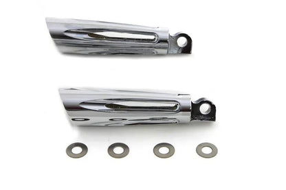 V-Twin Slasher Style Footpeg Set for Harley-Davidson Softail Models by V-Twin